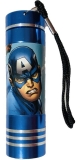 Dětská hliníková LED baterka Avengers blue