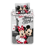 Povlečení Mickey a Minnie v New Yorku Love 140/200, 70/90