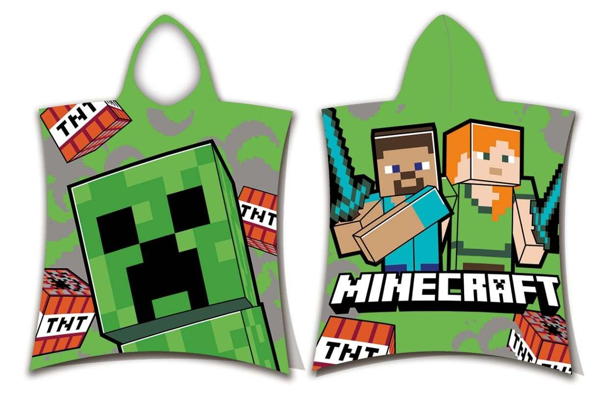 Pončo Minecraft TNT 50x115