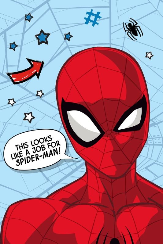 Deka mikroflanel Spiderman 100/150