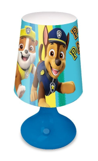Noční stolní LED lampička Paw Patrol Chase a Rubble