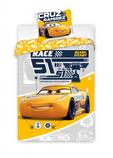 Povlečení Cars 3 Cruz 140/200, 70/90