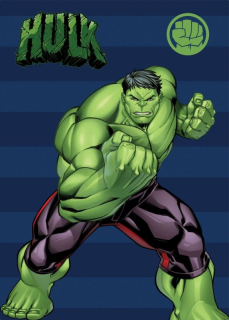 Fleece deka Avengers Hulk 100/140